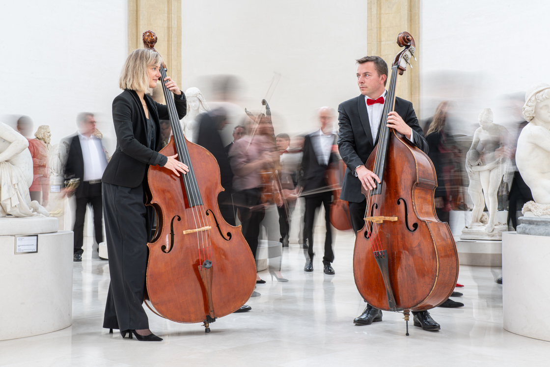 Création visuelle et photographie de musique classique avec l’orchestre de Douai au Musée de la Chartreuse