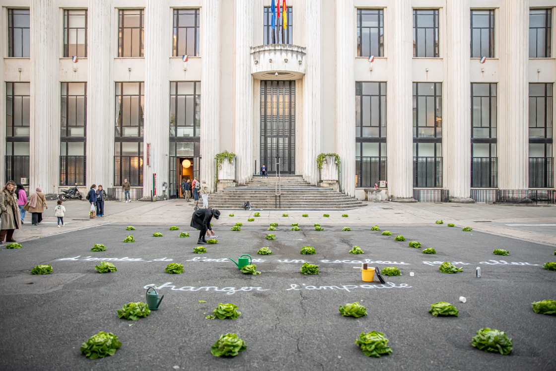 Photographie arts de la rue performance de rose princesses peluches ateliers frappaz villeurbanne